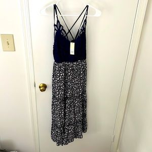 Francesca’s Navy Dress